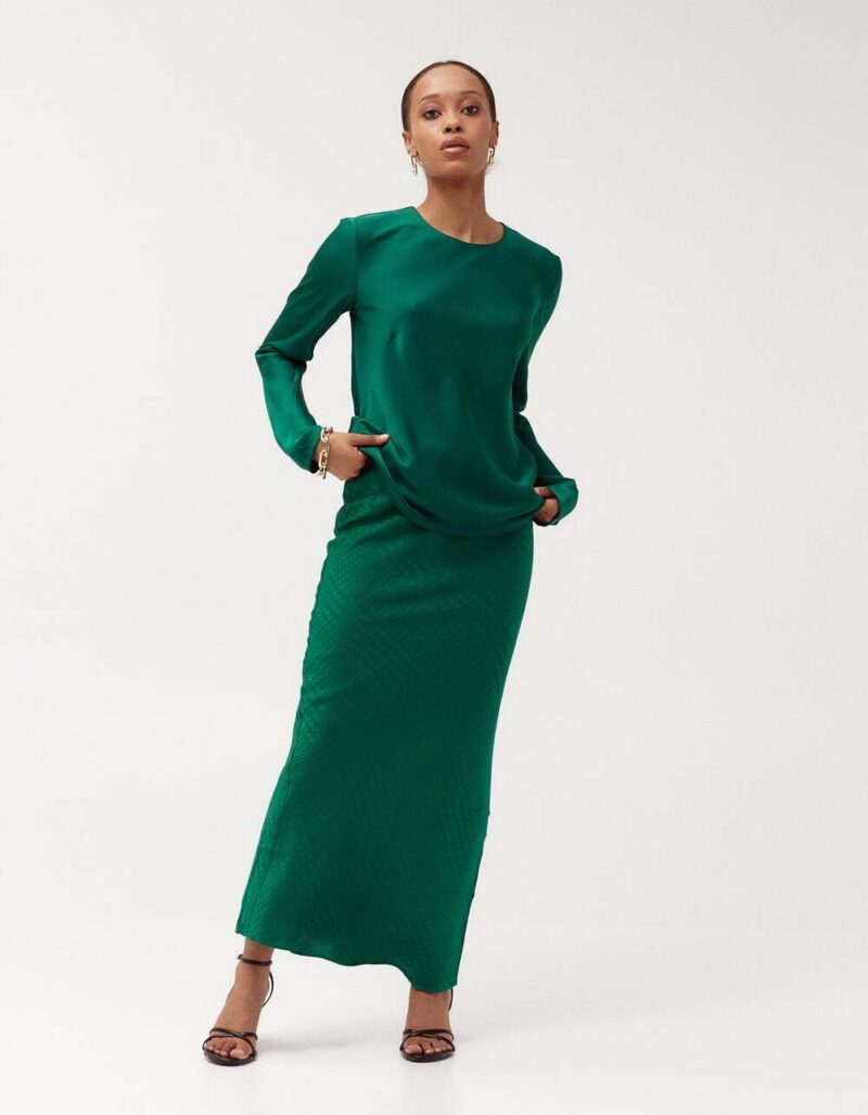 Raven Bias Skirt - Image 2
