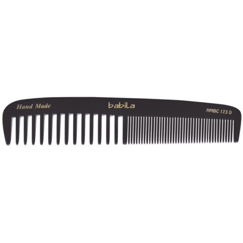 BLACK HANDMADE COMB (GRADUATED FASHION) -HMBC-173D