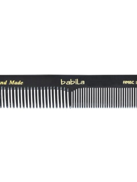 BLACK HANDMADE COMB (POCKET COMB) -HMBC-174D