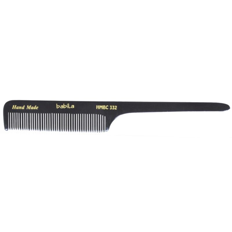 BLACK HANDMADE COMB  (TAIL COMB) - HMBC-332