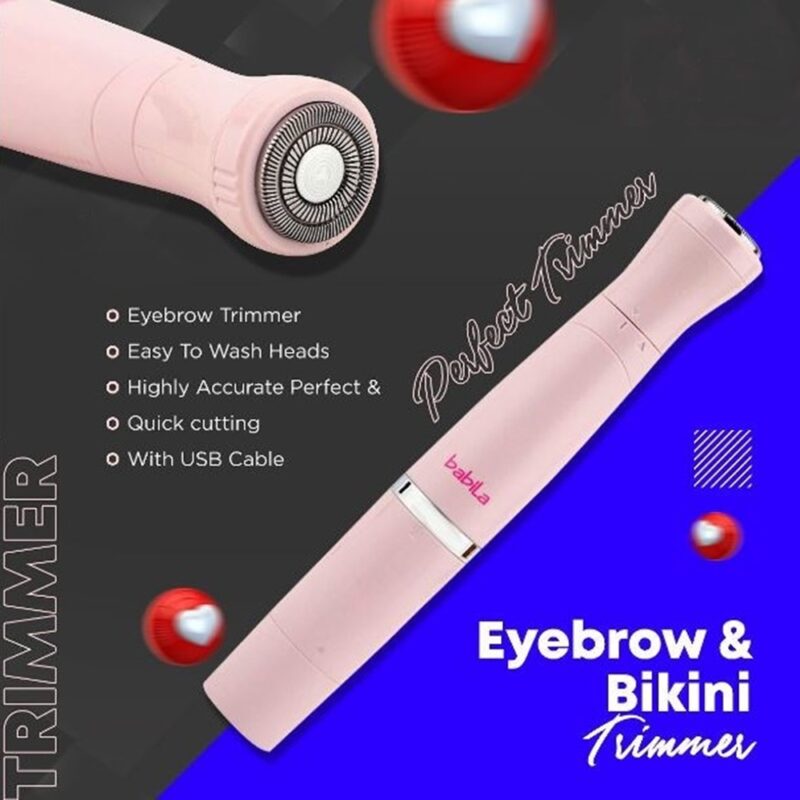 Babila Eyebrow & Bikini Trimmer-BBET-E20 - Image 5