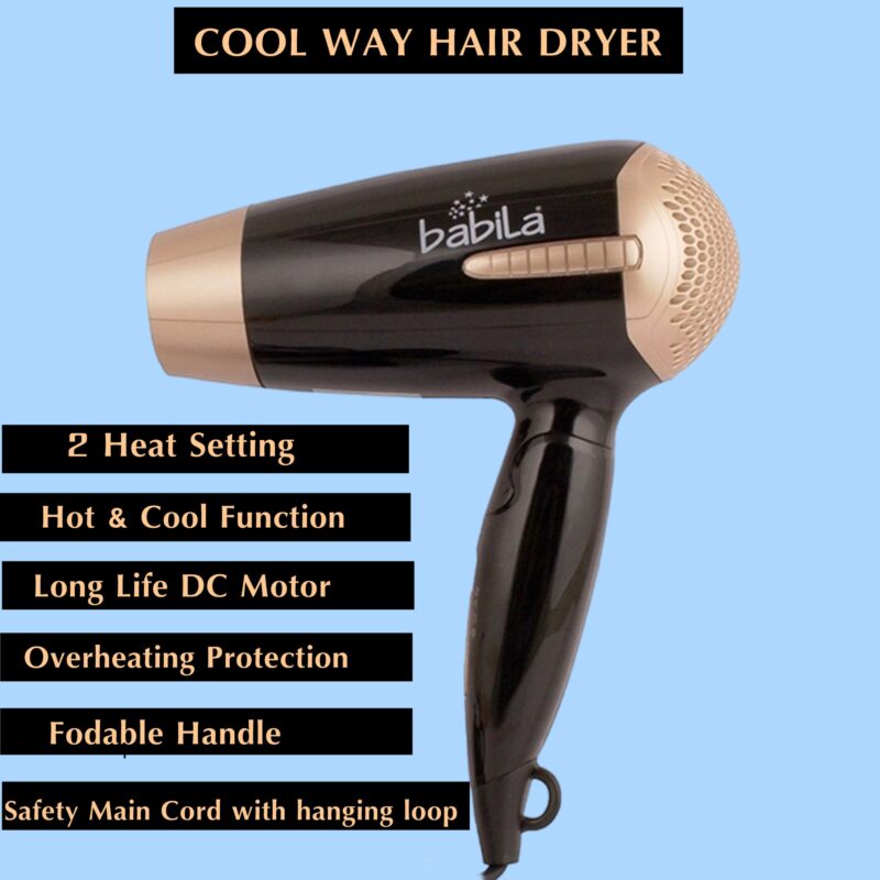 Babila COOL WAY Hair Dryer-BHD-E34 - Image 2