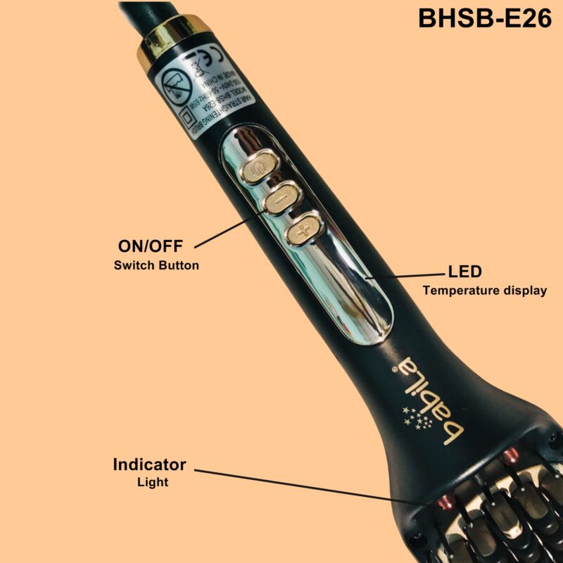 Babila Hair Straightening Brush-BHSB-26 - Image 3