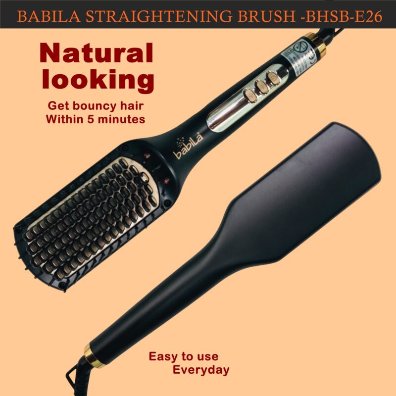 Babila Hair Straightening Brush-BHSB-26 - Image 6