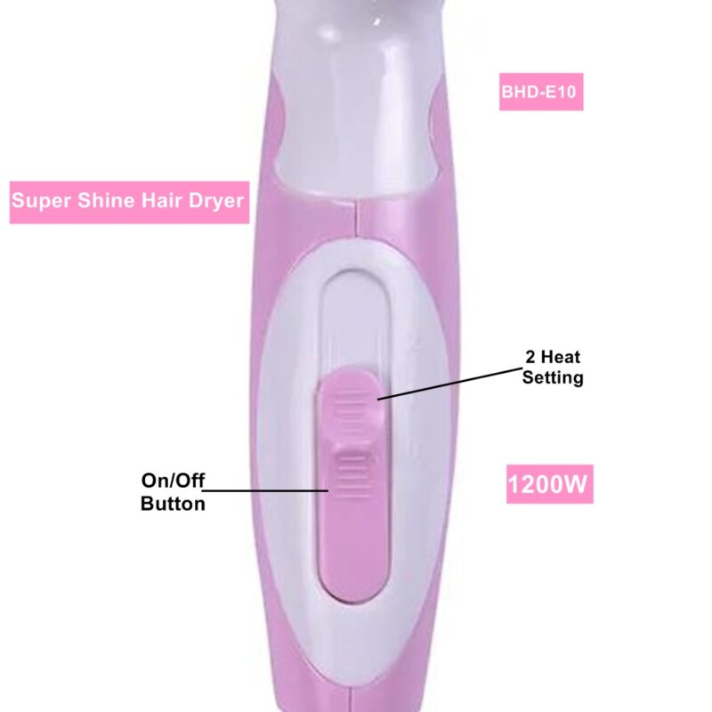 Babila Super Shine Hair Dryer-BHD-E10 - Image 3
