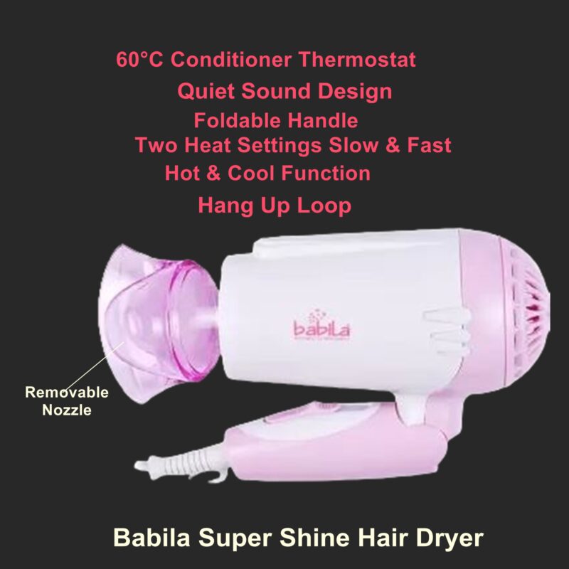 Babila Super Shine Hair Dryer-BHD-E10 - Image 4
